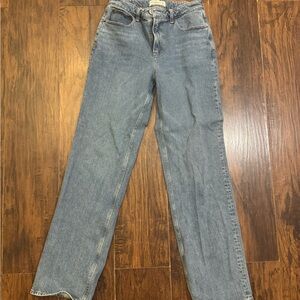 Abercrombie & Fitch Light Blue Straight Leg Jeans